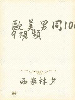 欧美男同1069视频