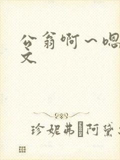 公翁啊～嗯啊h文