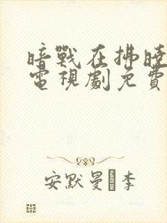 暗战在拂晓之前电视剧免费观看完整版