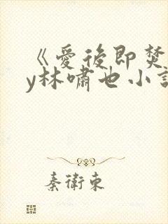 《爱后即焚》by林啸也小说在线阅读封面