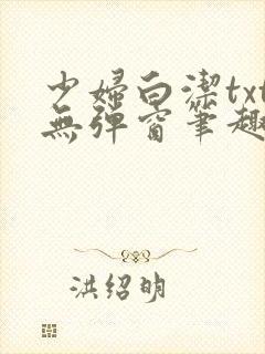 少妇白洁txt无弹窗笔趣阁