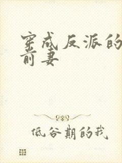 穿成反派的炮灰前妻