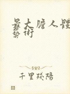 最大胆人体裸体艺术