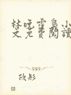 林晚霍枭小说全文免费阅读最新章节