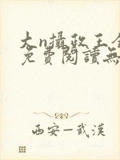 大n摄政王全文免费阅读无弹窗笔趣阁封面