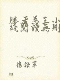 胜者为王小说在线阅读无删减