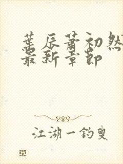 叶辰萧初然小说最新章节封面