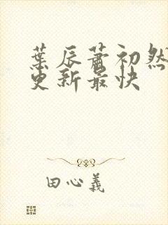 叶辰萧初然免费更新最快