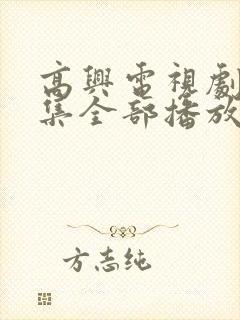 高兴电视剧40集全部播放