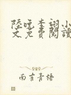 陆晚李翊小说全文免费阅读无弹窗