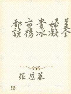 都市贵妇美腿小说杨冰凝全文阅读