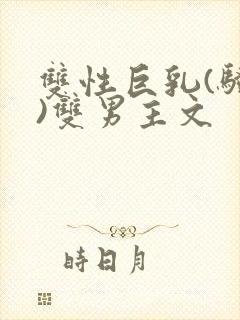 双性巨乳(骚受)双男主文