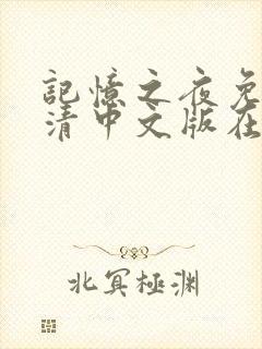 记忆之夜免费高清中文版在线观看