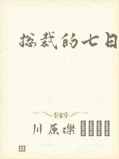 总裁的七日恋人