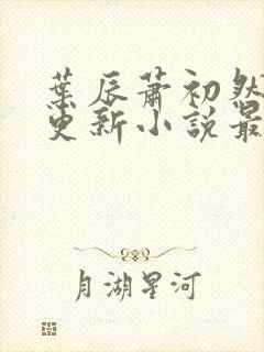 叶辰萧初然最快更新小说最新封面