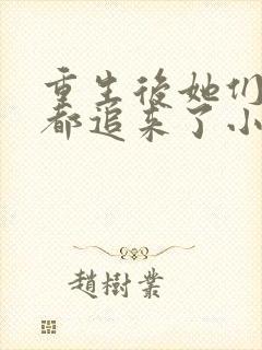 重生后她们居然都追来了小说