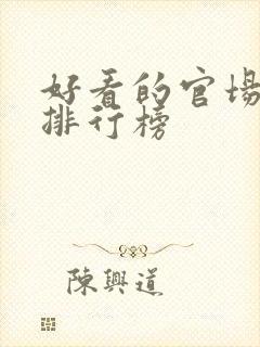 好看的官场小说排行榜封面