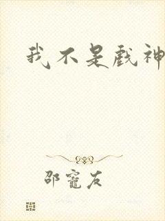 我不是戏神灾厄