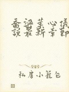 乔梁叶心仪的小说最新章节