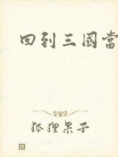 回到三国当军阀