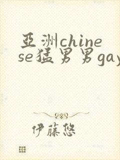 亚洲chinese猛男男gay