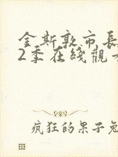 金斯敦市长 第2季在线观看全集免费播放