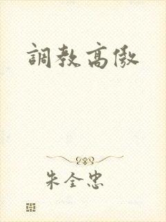 调教高傲