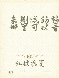 未删减的动漫在哪里可以看