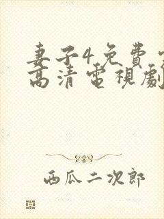 妻子4免费完整高清电视剧在线看