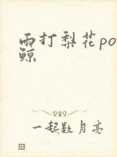 雨打梨花po问鲸