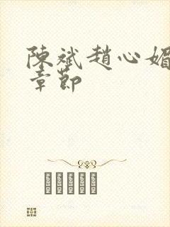 陈斌赵心媚全部章节