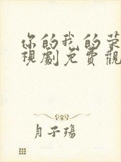 你的我的荣耀电视剧免费观看高清