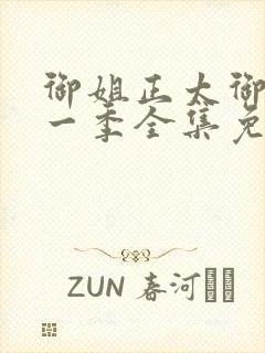 御姐正太御姐第一季全集免费封面