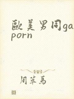 欧美男同gayporn