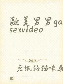 欧美男男gaysexvideo