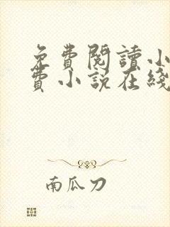 免费阅读小说免费小说在线封面