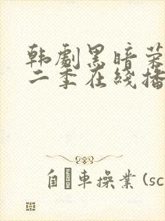 韩剧黑暗荣耀第二季在线播放免费观看