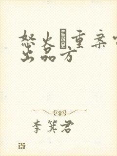 怒火·重案电影出品方