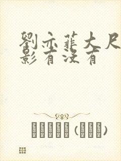 刘亦菲大尺度电影有没有