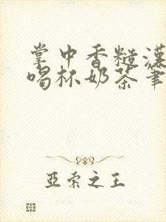 掌中香糙汉po喝杯奶茶笔趣阁