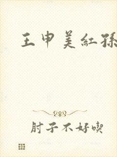 王申美红孙倩