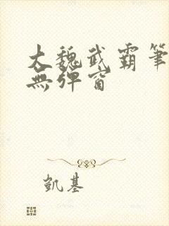 大魏武霸笔趣阁无弹窗封面