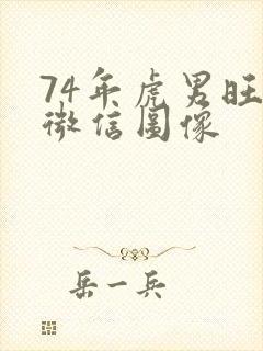 74年虎男旺财微信图像