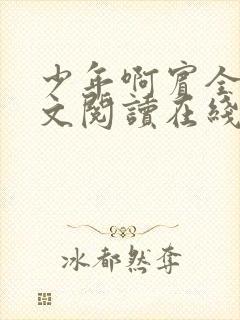 少年啊宾全文全文阅读在线阅读全文