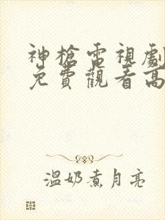 神枪电视剧全集免费观看高清