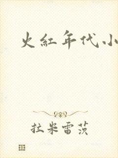 火红年代小说封面