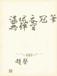 满城衣冠笔趣阁无弹窗封面