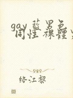 gay 蓝男色 同性 裸体男模