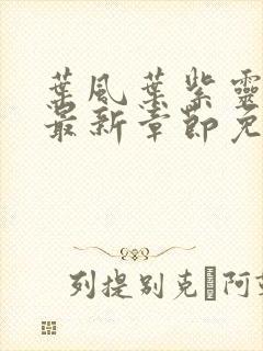 叶风叶紫灵小说最新章节免费阅读