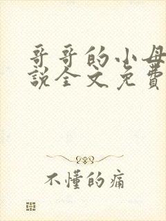 哥哥的小母狗小说全文免费阅读笔趣阁